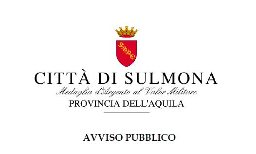 Avviso Pubblico – Manifestazione di Interesse Comune di Sulmona